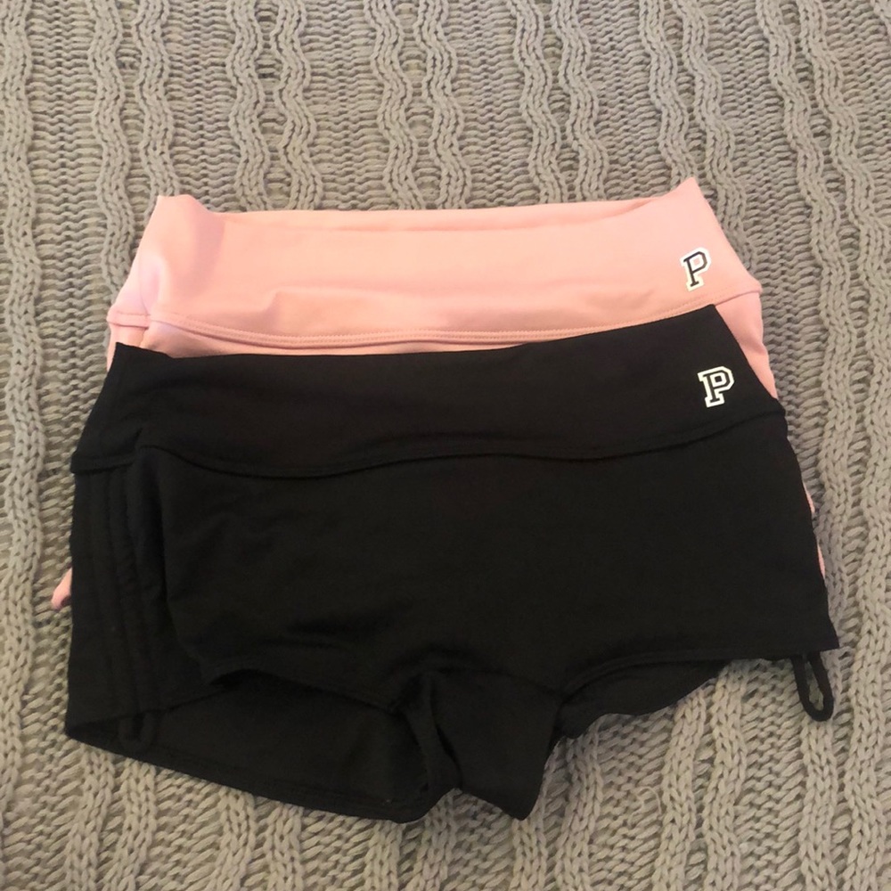 Pack of two gym to swim PINK shorts